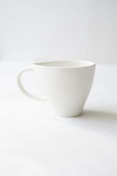 Empty Coffee cup on a white background