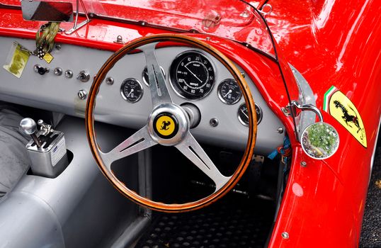 Classic Ferrari dashboard