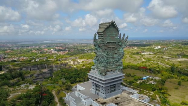Garuda Wisnu Kencana statue at GWK Cultural Park in South Kuta one of the main attractions and the most recognizable symbols of Bali, Indonesia