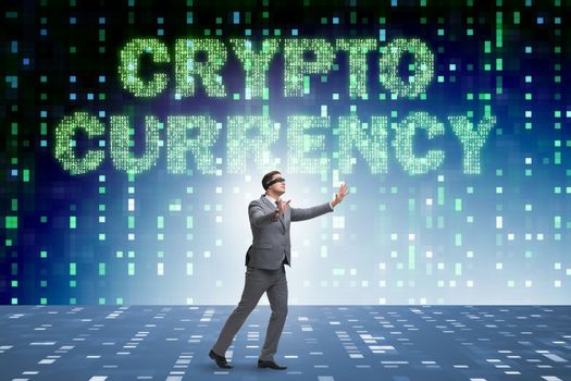 Businessman confused about all cryptocurrencies