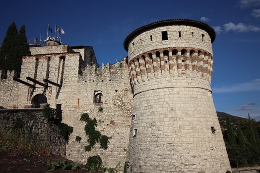 medieval castle of Brescia