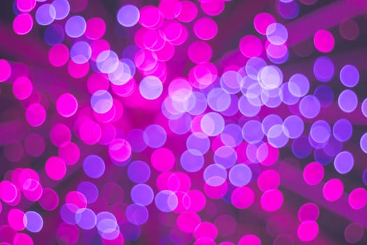 Blur - abstract bokeh circle string lights for background wallpa