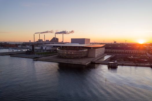 Copenhagen Opera House at sunrise