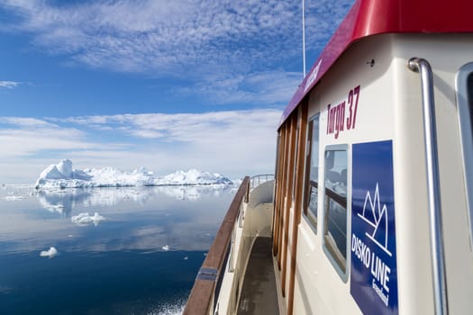 Disko Line Ferry in Ilulissat Icefjord