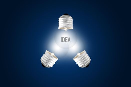 Light bulb concept with find idea of business team with brainstorm for thinking innovation and creative is teamwork together, success of share and search diversity for solution and inspiration.