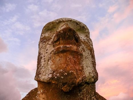 Statues of gods of Easter Island