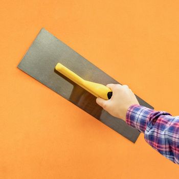 Drywall Trowel tool on a isolated background