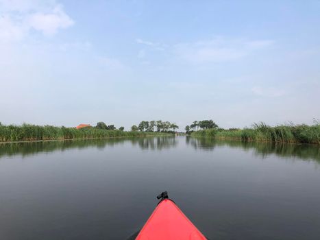 Canoeing around Sneek