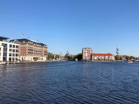 The old inland port in Emden