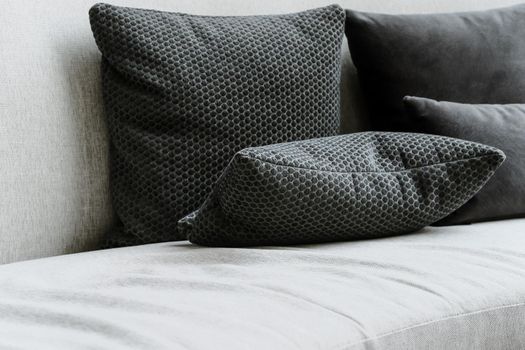 cushion on sofa