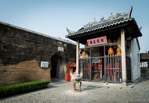 Na Tcha Temple small chinese shrine landmark in macau china
