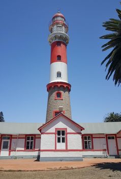 Lighhouse in Swakopmund a coastal city 
