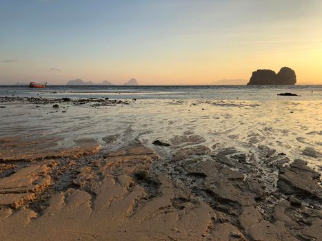 Low tide at Koh Ngai in Thailand