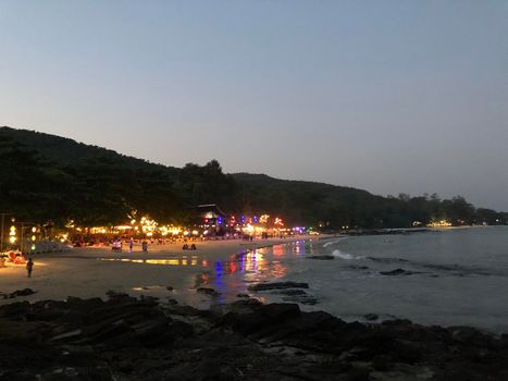 Koh Samet Island at night 