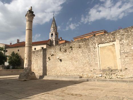 The Roman Forum in Zadar 