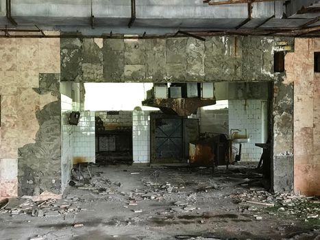 abandoned building in Pripyat
