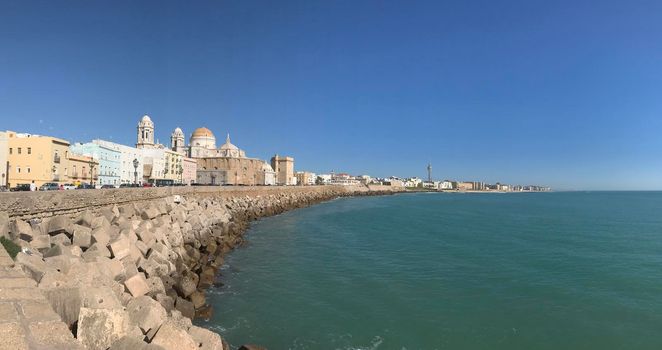 Bay of Cadiz panorama