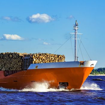 Orange bulk carrier