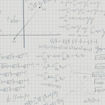 Square math paper formula pattern