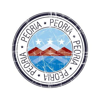City of Peoria, Arizona vector stamp