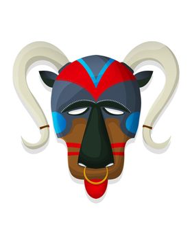 Vector tribal mask 19
