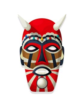 Vector tribal mask 22