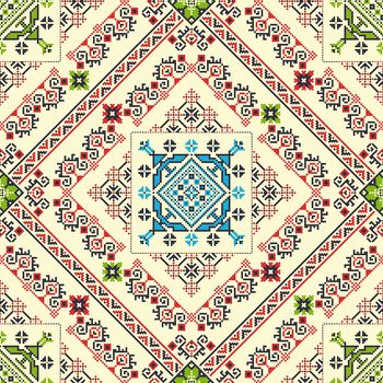 Romanian traditional pattern 35
