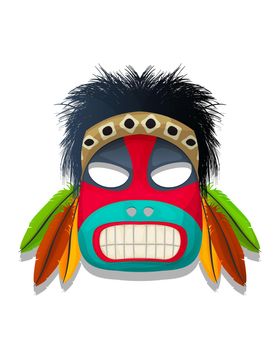 Vector tribal mask 8