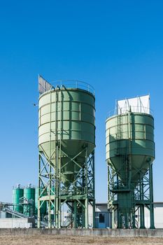 Two silos for lime