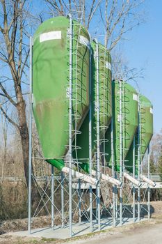farm silos for fish farming