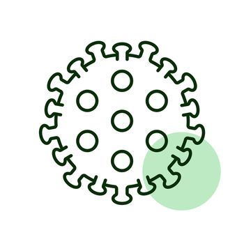 Coronavirus Bacteria 2019-nCoV vector icon
