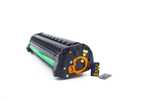 Printer toner cartridge and reset chip