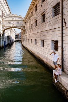 Canals of Venice Italy during summer in Europe,Architecture and landmarks of Venice