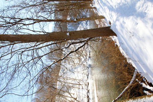 Highbanks Metro Park, River Bluff Area, in Winter, Columbus, Ohio