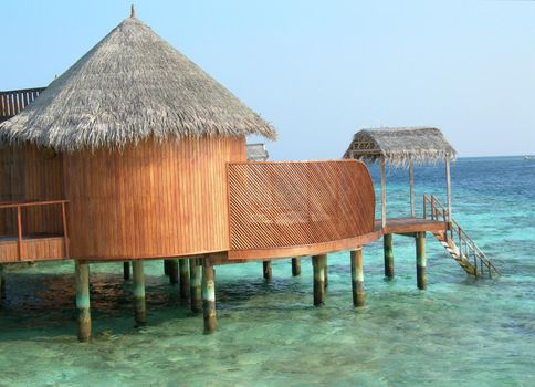 Maldives Alifu atoll seascape scenic view