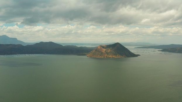 Taal Volcano in lake. Tagaytay, Philippines.