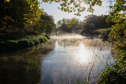 Mist on the River Wandle, London