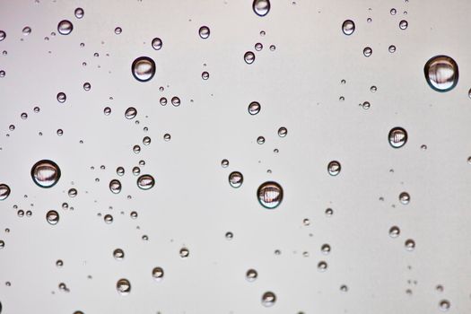 Water drops on the window.