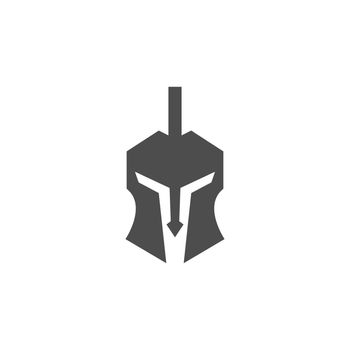 Gladiator head icon logo design concept vector illustration