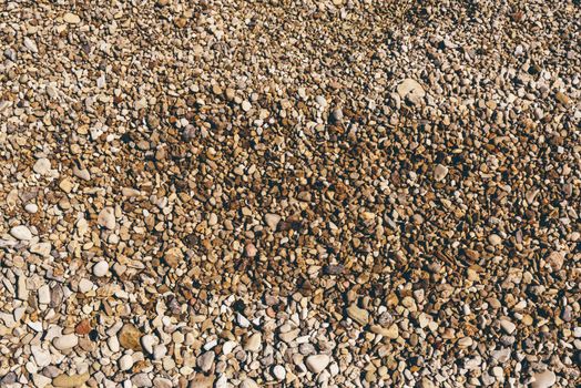 Background of the river pebbles