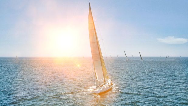 Photo of sailboat sailing on ocean