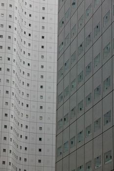 Japan Tokyo Shinjuku building exterior close-up