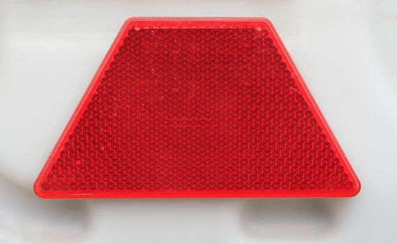 red safety reflector