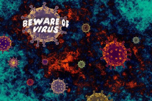 Beware of Corona Virus Covid 19 Healthcare Medical concept