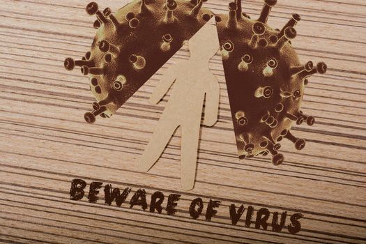 Beware of Corona Virus Covid 19 Healthcare Medical concept