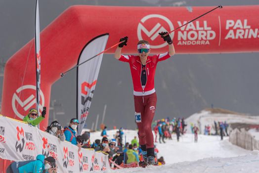 BONNET Rémi SUI in the finish line ISMF WC Championships Comapedrosa Andorra 2021