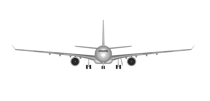  airplane isolated on white background. 
