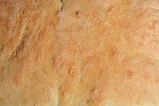 Close up of homemade bread - crust detail