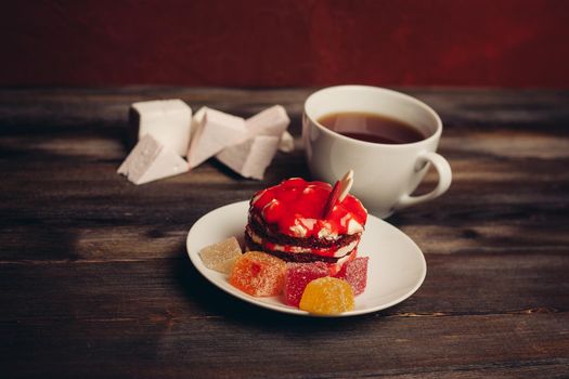 cake red Velvet marmalade sweets dessert for tea