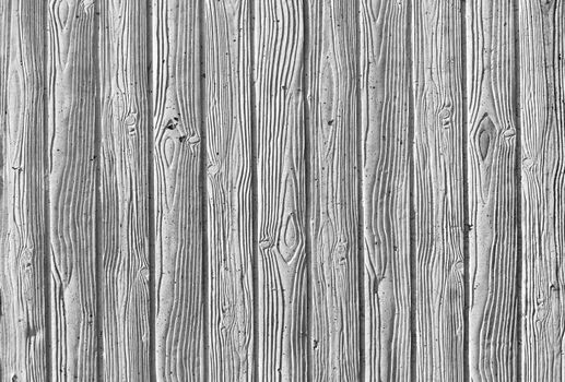 Imprint of wood texture in cast concrete
